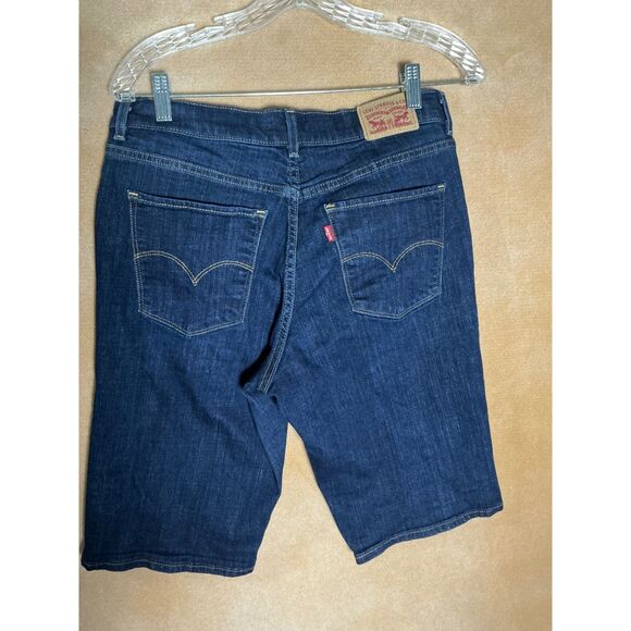Levi Strauss & Co men's Dark Wash Denim Bermuda Shorts Size 29 - Picture 3 of 8